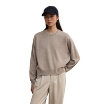 Jersey beige de lana reciclada Ecoalf Cosmos para mujer Konestilochic