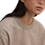 Ecoalf – Cosmos GAKNCOSMO0632_361 – Jersey 100% lana reciclada con cuello, dobladillo y puños acanalados - Mujer