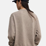 Ecoalf – Cosmos GAKNCOSMO0632_361 – Jersey 100% lana reciclada con cuello, dobladillo y puños acanalados - Mujer