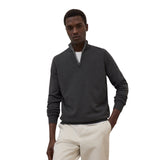 Jersey verde oscuro Ecoalf Larch de lana reciclada para hombre Konestilochic