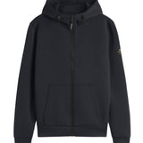 Ecoalf - Agadir GASTAGADI1300-161 - Sudadera azul marino con capucha y cremallera completa - Hombre