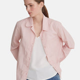 Yerse - 43879_270 – Camisa de manga larga de popelín de algodón orgánico – Mujer