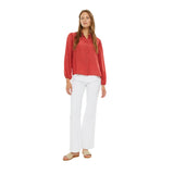 System Action - I24CA808_36 - Camisa de manga larga con efecto lavado 100% viscosa - Mujer