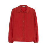 System Action - I24CA808_36 - Camisa de manga larga con efecto lavado 100% viscosa - Mujer