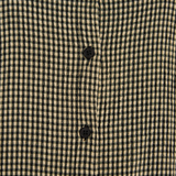 System Action - I24CA906_40 - Camisa de cuadros vichy de manga larga y escote cuadrado - Mujer