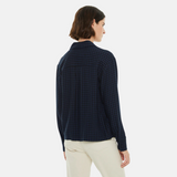 System Action - I24CAO17_8 - Camisa recta de cuadros recta de manga larga - Mujer