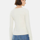 System Action - I24CT918_2 - Camiseta básica ajustada de bambú con escote cuadrado - Mujer