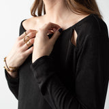 System Action - I24CTN25_40 - Camiseta asimétrica con detalle cut out - Mujer