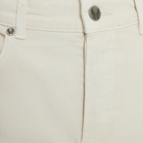 System Action - I24PA731_3 - Pantalón recto de color crema y tiro medio - Mujer