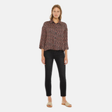 System Action - I24PT705_40 - Pantalón vaquero slim fit de tiro medio y efecto lavado - Mujer