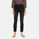 System Action - I24PT705_40 - Pantalón vaquero slim fit de tiro medio y efecto lavado - Mujer