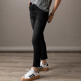 System Action - I24PT705_40 - Pantalón vaquero slim fit de tiro medio y efecto lavado - Mujer