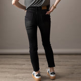 System Action - I24PT705_40 - Pantalón vaquero slim fit de tiro medio y efecto lavado - Mujer