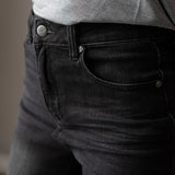 System Action - I24PT705_40 - Pantalón vaquero slim fit de tiro medio y efecto lavado - Mujer