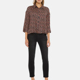 System Action - I24PT705_40 - Pantalón vaquero slim fit de tiro medio y efecto lavado - Mujer