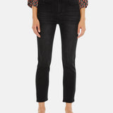 System Action - I24PT705_40 - Pantalón vaquero slim fit de tiro medio y efecto lavado - Mujer