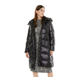 Plumífero negro de mujer System Action – Abrigo largo invierno Konestilochic
