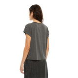 System Action - I25CT701_11 – Camiseta de manga corta con detalles foil - Mujer