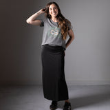 System Action - I25CT798_11 – Camiseta de manga corta con serpiente estampada - Mujer