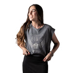 Camiseta gris sin mangas System Action para mujer – Orgánica Konestilochic