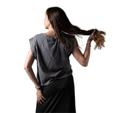System Action - I25CT799_11 – Camiseta posicional sin mangas 100% algodón orgánico - Mujer