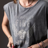 System Action - I25CT799_11 – Camiseta posicional sin mangas 100% algodón orgánico - Mujer