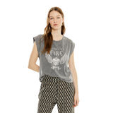 System Action - I25CT799_11 – Camiseta posicional sin mangas 100% algodón orgánico - Mujer