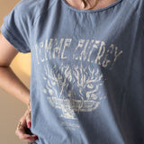 System Action - I25CT898_7 – Camiseta posicional de manga corta 100% algodón orgánico - Mujer