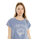 System Action - I25CT898_7 – Camiseta posicional de manga corta 100% algodón orgánico - Mujer