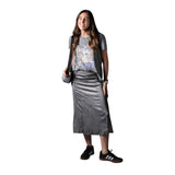 System Action - I25CT999_11 – Camiseta posicional calavera de manga corta con efecto desgastado - Mujer