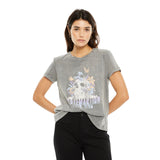 System Action - I25CT999_11 – Camiseta posicional calavera de manga corta con efecto desgastado - Mujer