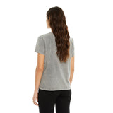 System Action - I25CT999_11 – Camiseta posicional calavera de manga corta con efecto desgastado - Mujer