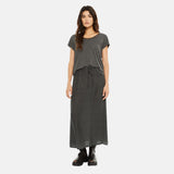 System Action - I25FA808_11 – Falda cupro fluida estampada - Mujer