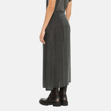 System Action - I25FA808_11 – Falda cupro fluida estampada - Mujer