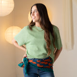 System Action - I25JE712_19 - Jersey con lurex de manga 3/4 y escote redondo - Mujer