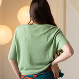 System Action - I25JE712_19 - Jersey con lurex de manga 3/4 y escote redondo - Mujer