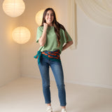 System Action - I25JE712_19 - Jersey con lurex de manga 3/4 y escote redondo - Mujer