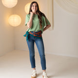 System Action - I25JE712_19 - Jersey con lurex de manga 3/4 y escote redondo - Mujer