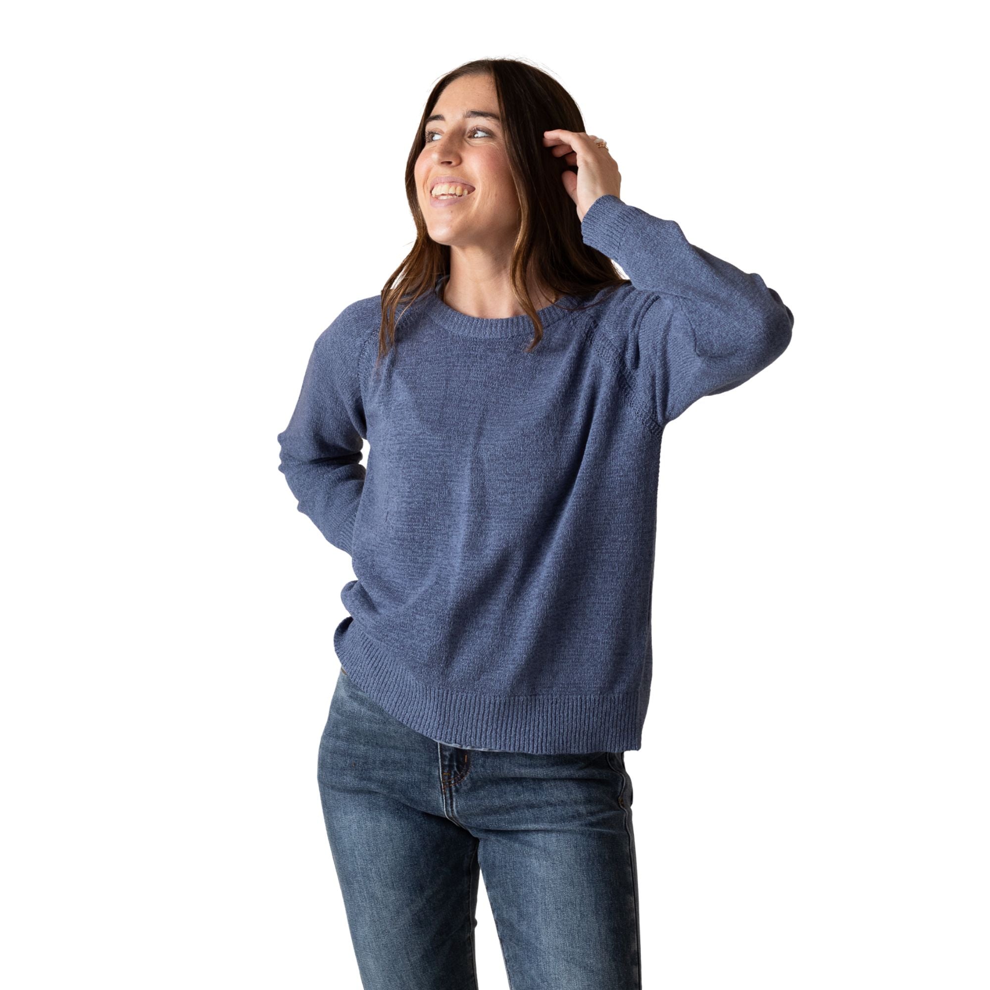 Jersey azul para mujer System Action – Comodidad y estilo