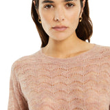 System Action - I25JE805_36 – Jersey calado de mohair y lana - Mujer