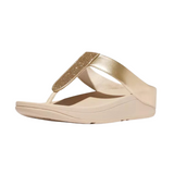 FitFlop - Fino IK5-675 - Sandalias metalizadas con tira en el dedo - Mujer