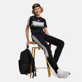 Adidas - Tiberio 3-Stripes Essentials JC7468 – Camiseta de manga corta – Unisex adolescentes