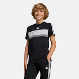 Adidas - Tiberio 3-Stripes Essentials JC7468 – Camiseta de manga corta – Unisex adolescentes