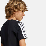 Adidas - Tiberio 3-Stripes Essentials JC7468 – Camiseta de manga corta – Unisex adolescentes