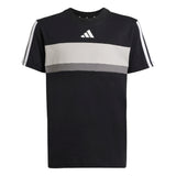 Adidas - Tiberio 3-Stripes Essentials JC7468 – Camiseta de manga corta – Unisex adolescentes