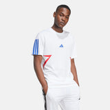 Adidas – House of Tiro JN2578 – Camiseta de manga corta colorblock con cuello redondo acanalado - Hombre