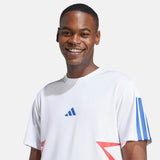 Adidas – House of Tiro JN2578 – Camiseta de manga corta colorblock con cuello redondo acanalado - Hombre
