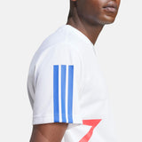 Adidas – House of Tiro JN2578 – Camiseta de manga corta colorblock con cuello redondo acanalado - Hombre