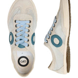 Aro – Joaneta Net 3133 – Sneakers beige con empeine de ante y malla - Mujer