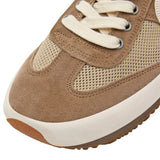 Aro – 3666 Joaneta Plus Net – Sneakers marrones con empeine de ante y malla - Mujer